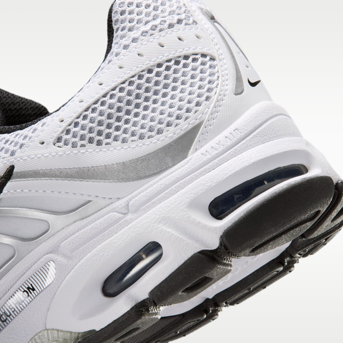 Nike Air Max Moto 2K Men's Shoes - White/Black/Wolf Grey/Metallic Silver - Image 8