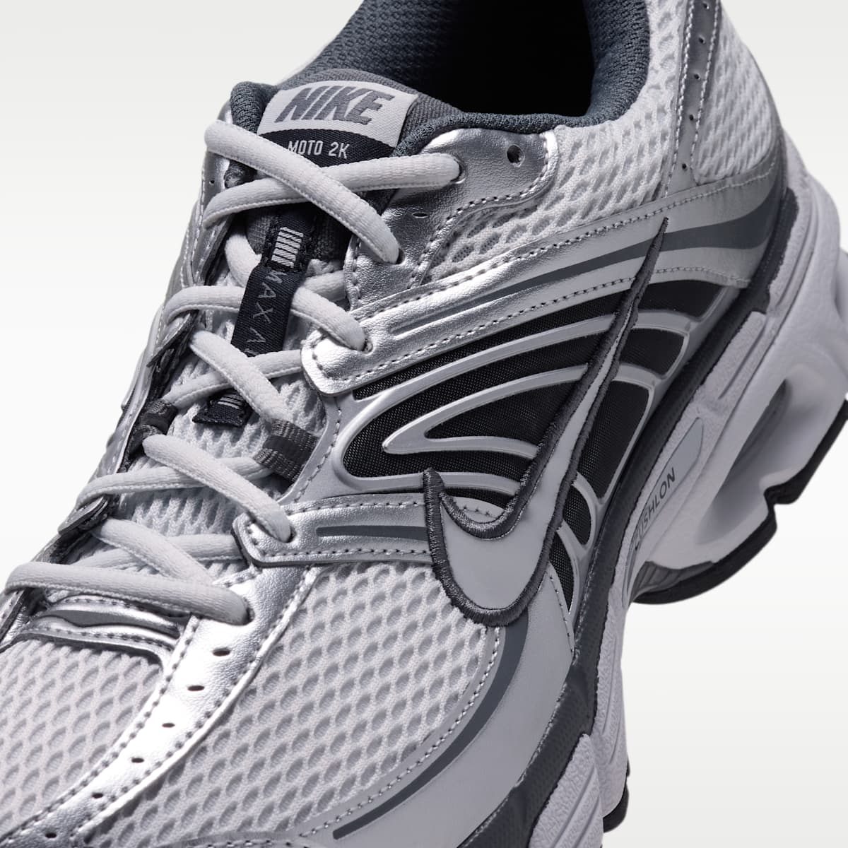 Nike Air Max Moto 2K Men's Shoes - Medium Ash/Iron Grey/Photon Dust/Metallic Silver - Image 7