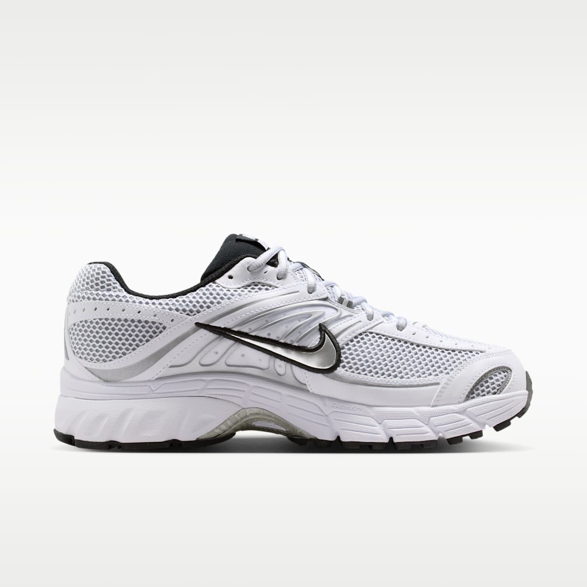 Nike Air Max Moto 2K Men's Shoes - White/Black/Wolf Grey/Metallic Silver - Image 3