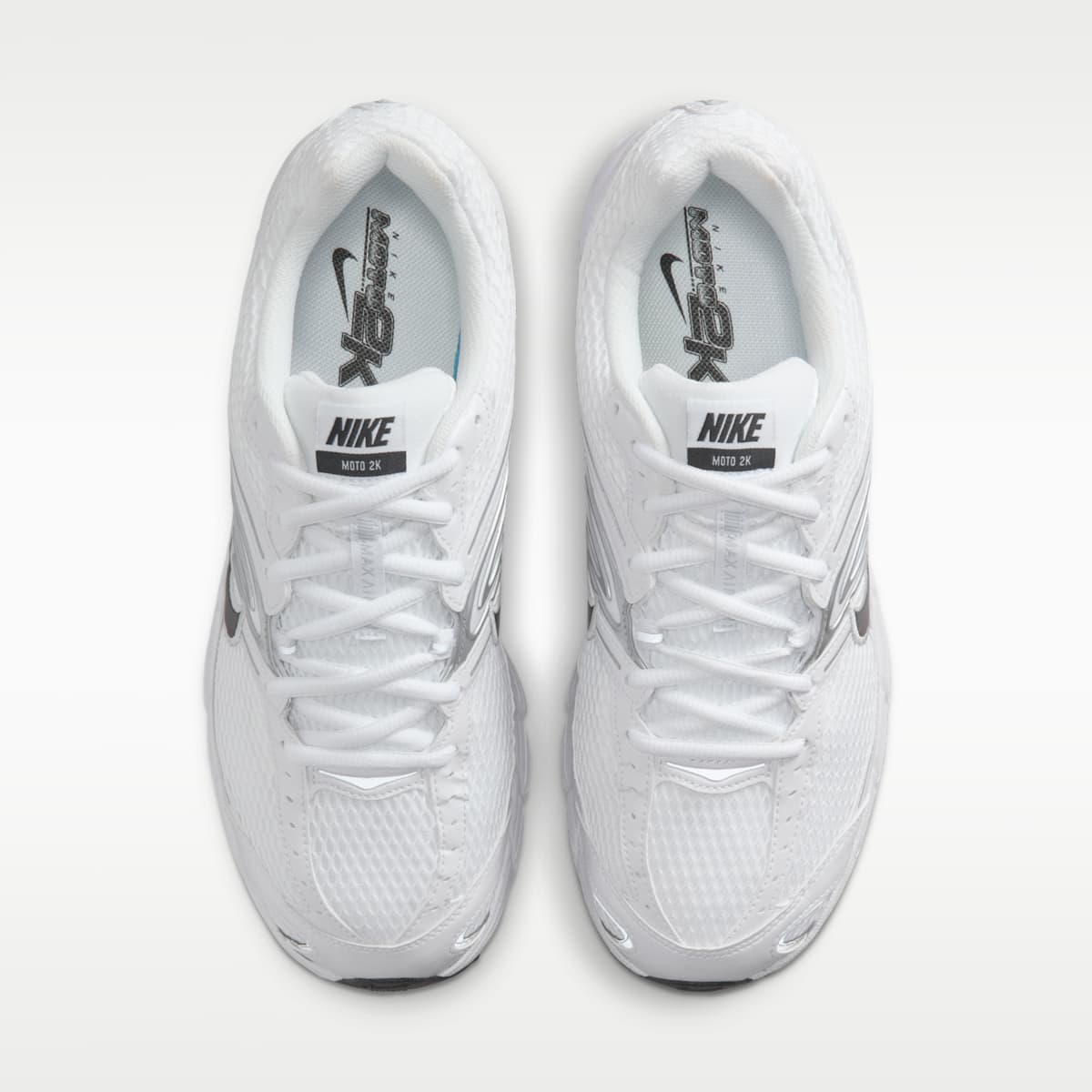 Nike Air Max Moto 2K Men's Shoes - White/Metallic Silver/Photon Dust/Black - Image 4