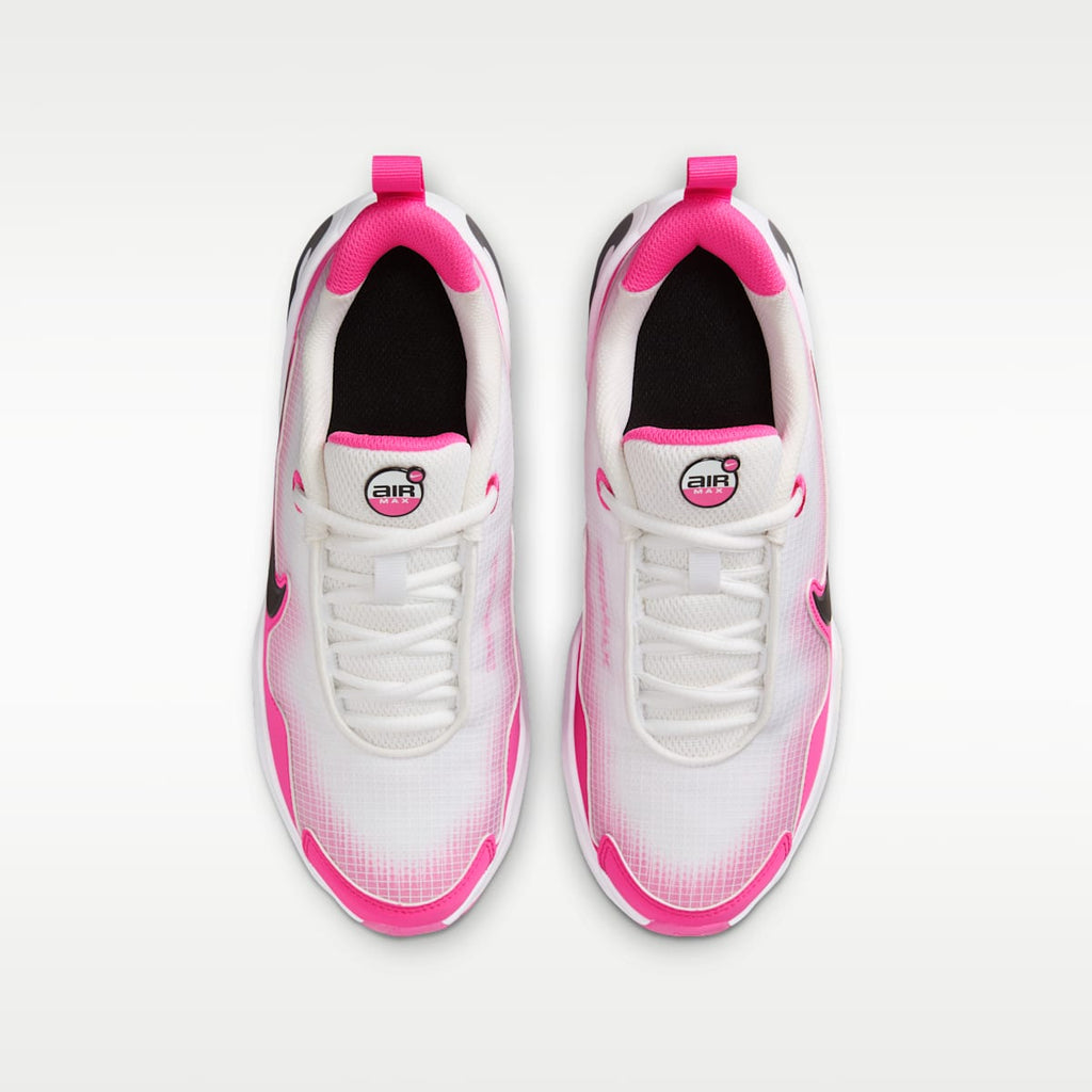 Nike Air Max Nova Big Kids' Shoes - White/Laser Fuchsia/Black