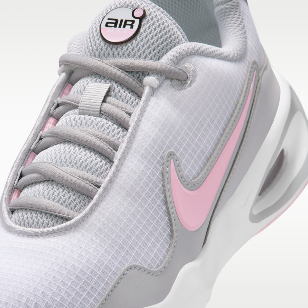 Nike Air Max Nova Big Kids' Shoes - White/Wolf Grey/Pearl Pink/Medium Soft Pink