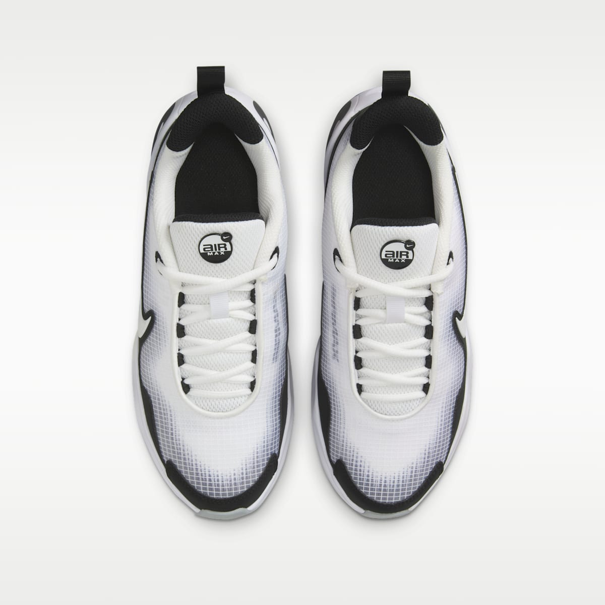 Nike Air Max Nova Big Kids' Shoes - White/Black/Wolf Grey/White