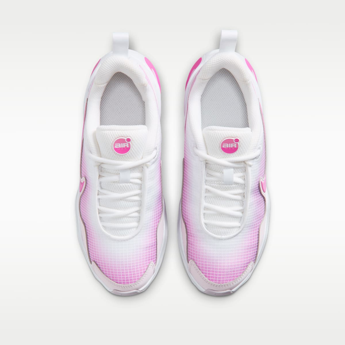 Nike Air Max Nova Big Kids' Shoes - White/Bleached Lilac/Pink Rise/Playful Pink