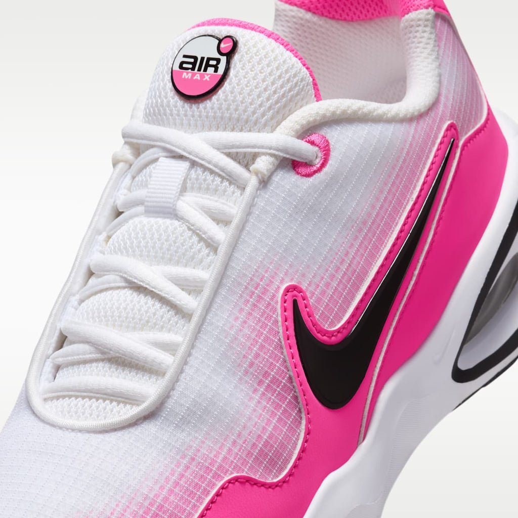 Nike Air Max Nova Big Kids' Shoes - White/Laser Fuchsia/Black