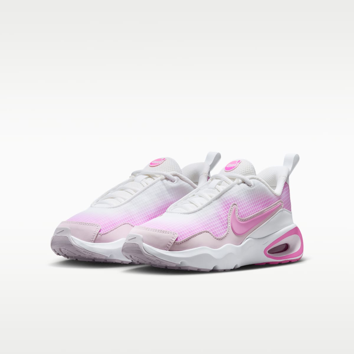 Nike Air Max Nova Big Kids' Shoes - White/Bleached Lilac/Pink Rise/Playful Pink
