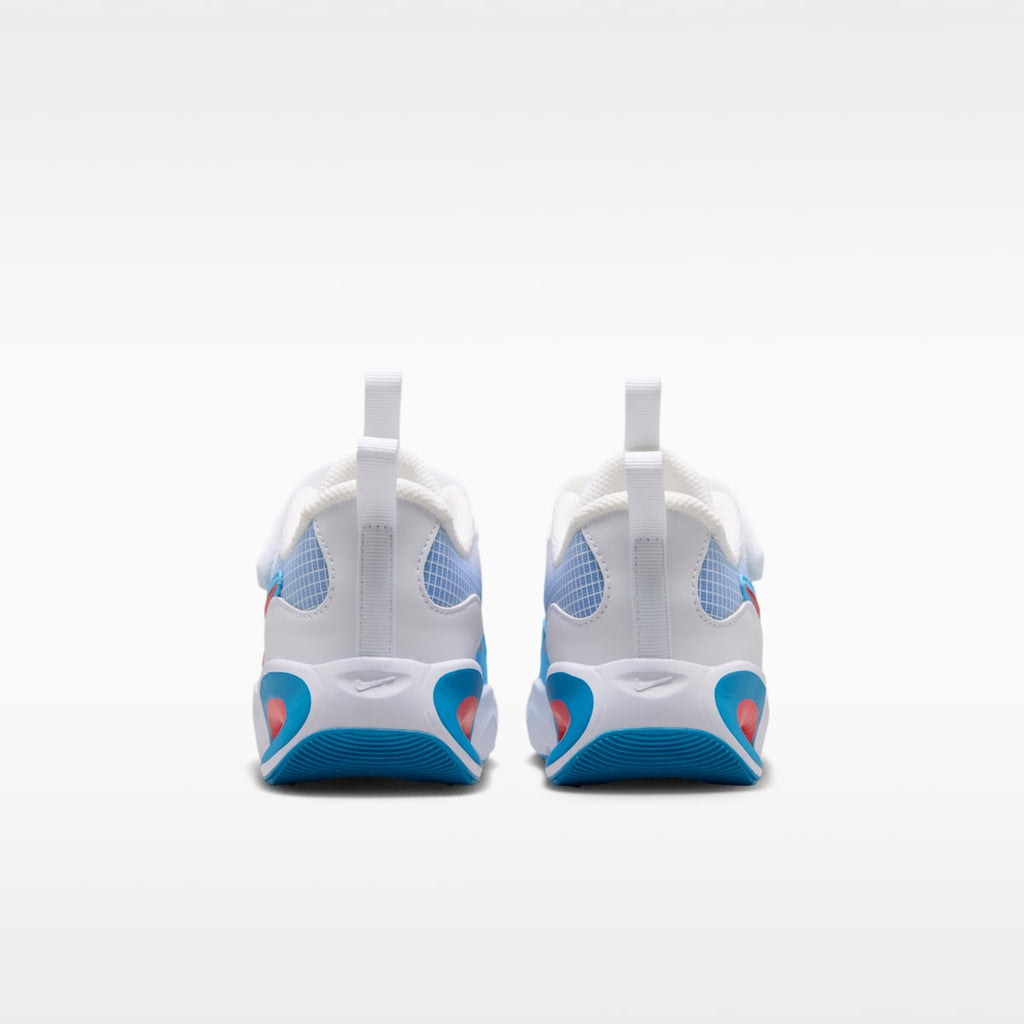 Nike Air Max Nova Little Kids' Shoes - White/Aurora Blue/Football Blue/Fusion Red