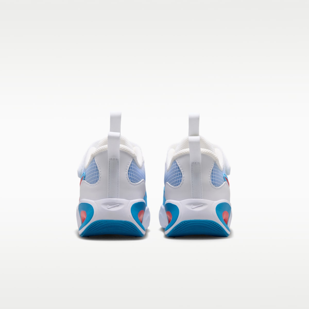 Nike Air Max Nova Little Kids' Shoes - White/Aurora Blue/Football Blue/Fusion Red