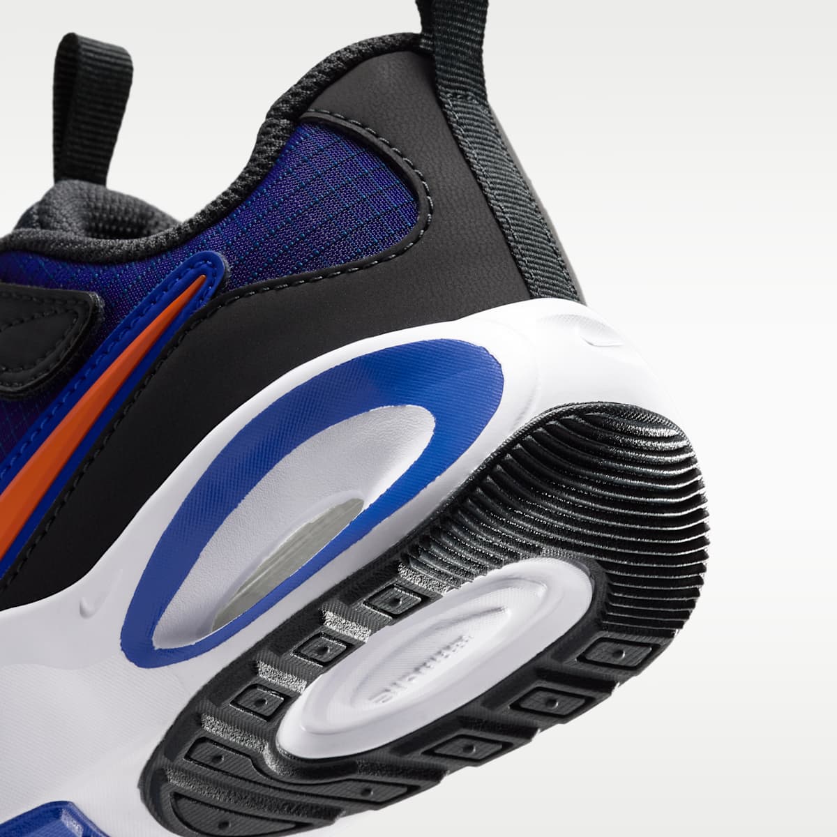 Nike Air Max Nova Little Kids' Shoes - Racer Blue/Dark Smoke Grey/White/Safety Orange