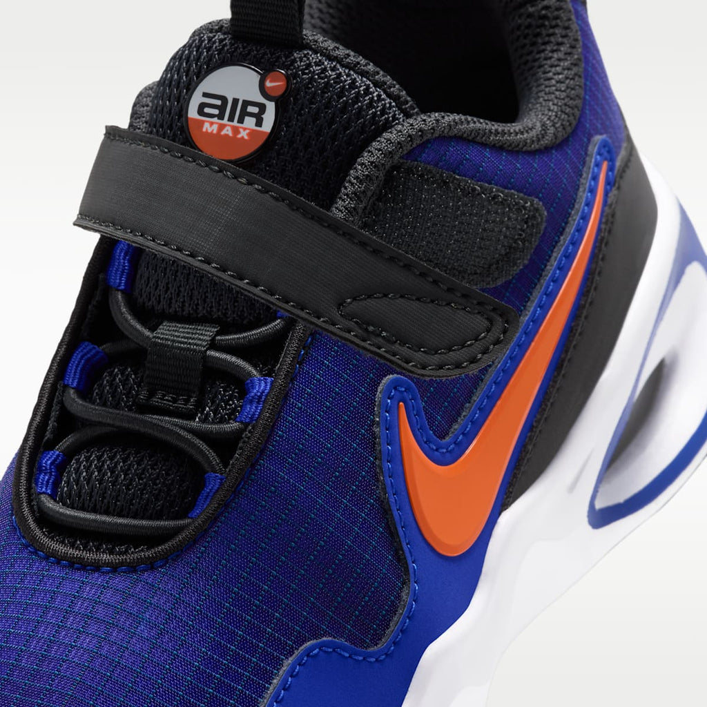 Nike Air Max Nova Little Kids' Shoes - Racer Blue/Dark Smoke Grey/White/Safety Orange