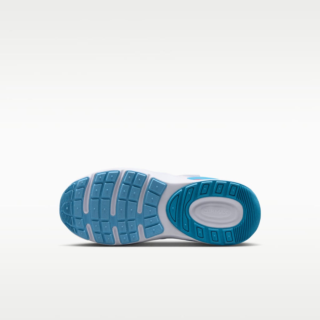 Nike Air Max Nova Little Kids' Shoes - White/Aurora Blue/Football Blue/Fusion Red