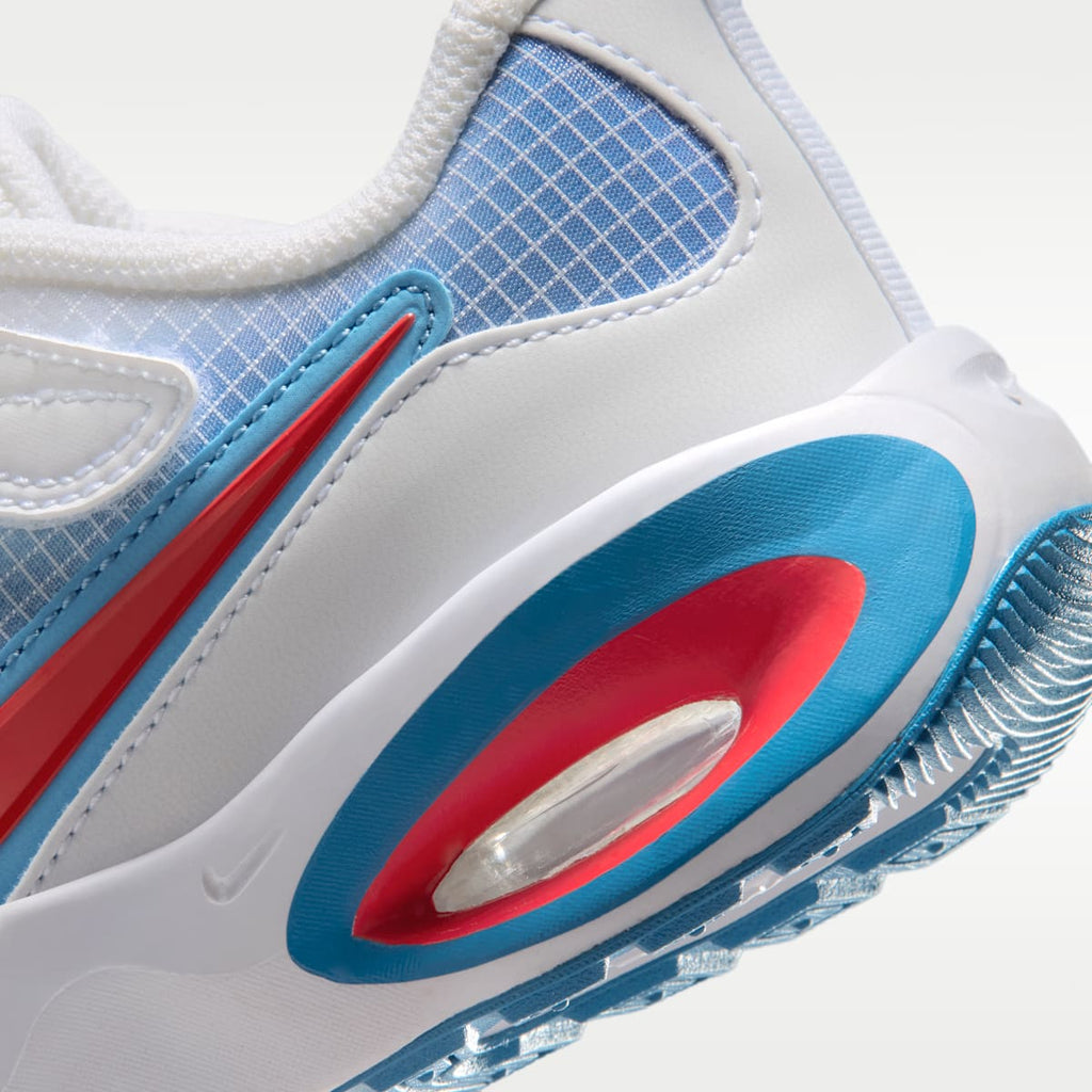 Nike Air Max Nova Little Kids' Shoes - White/Aurora Blue/Football Blue/Fusion Red