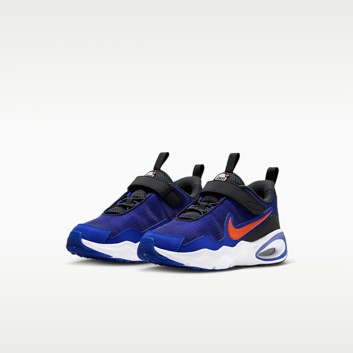 Nike Air Max Nova Little Kids' Shoes - Racer Blue/Dark Smoke Grey/White/Safety Orange
