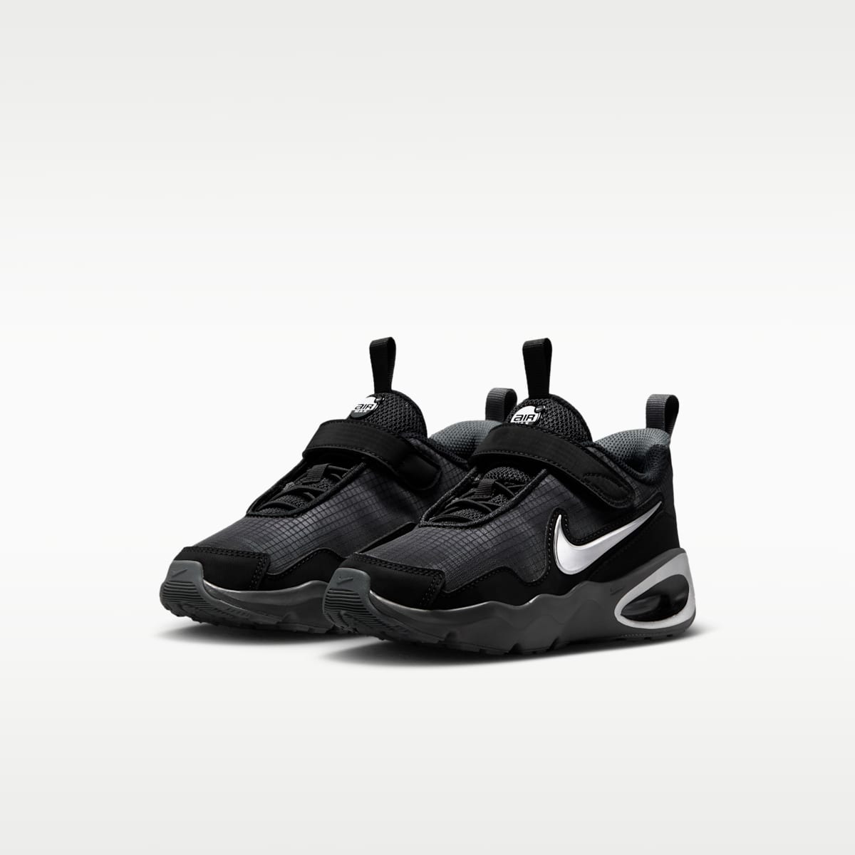 Nike Air Max Nova Little Kids' Shoes - Black/Iron Grey/Metallic Silver