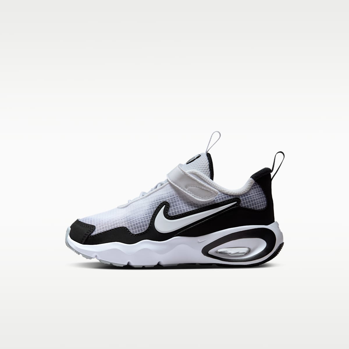 Nike Air Max Nova Little Kids' Shoes - White/Black/Wolf Grey/White