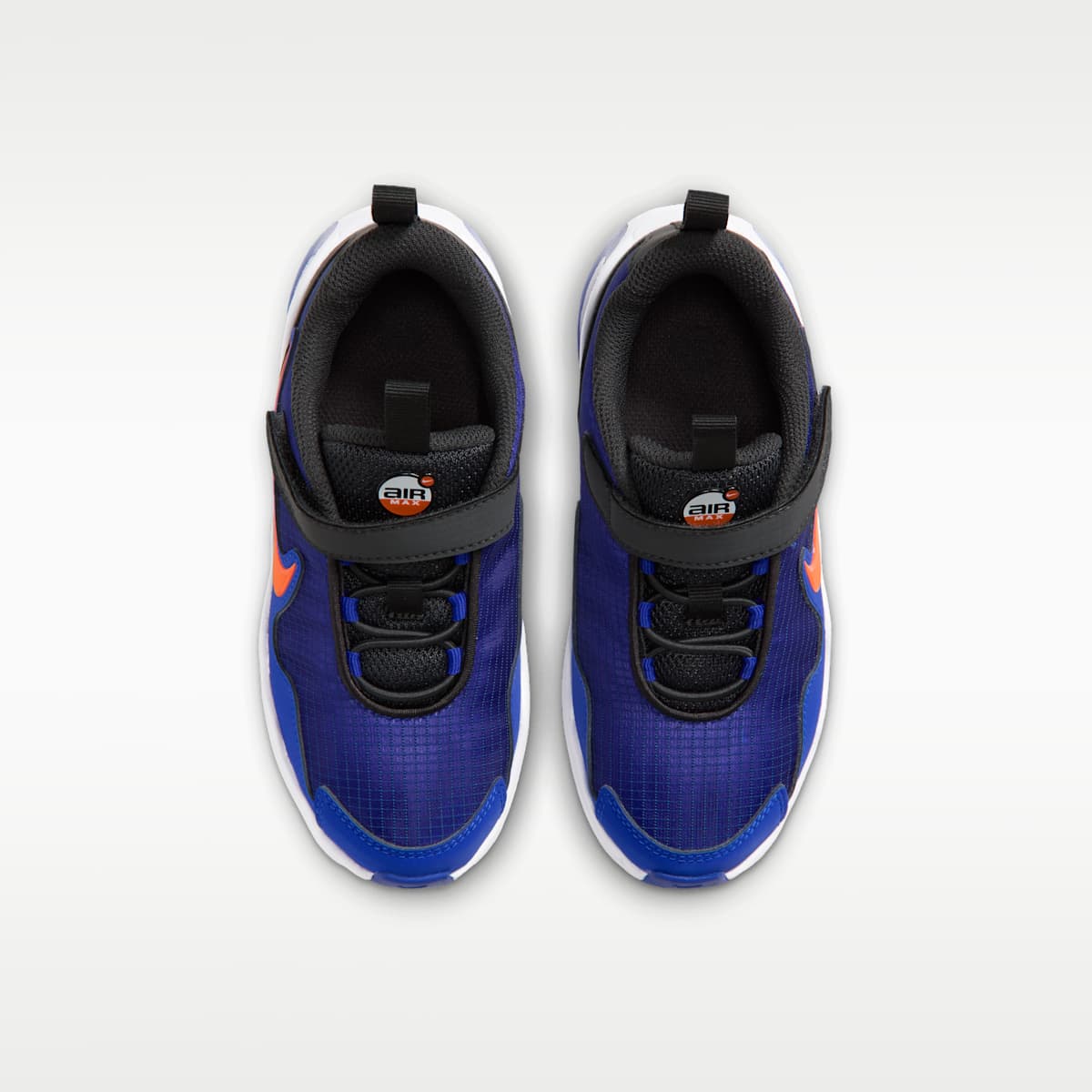 Nike Air Max Nova Little Kids' Shoes - Racer Blue/Dark Smoke Grey/White/Safety Orange