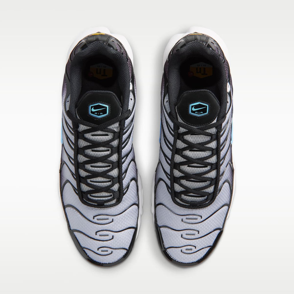 Nike Air Max Plus Men's Shoes - Black/Light Smoke Grey/White/Football Blue - Image 4