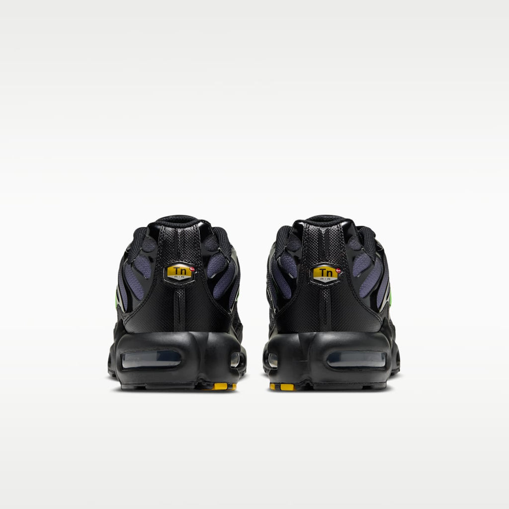 Nike Air Max Plus Men's Shoes - Black/Canyon Purple/Electric Green - Image 6