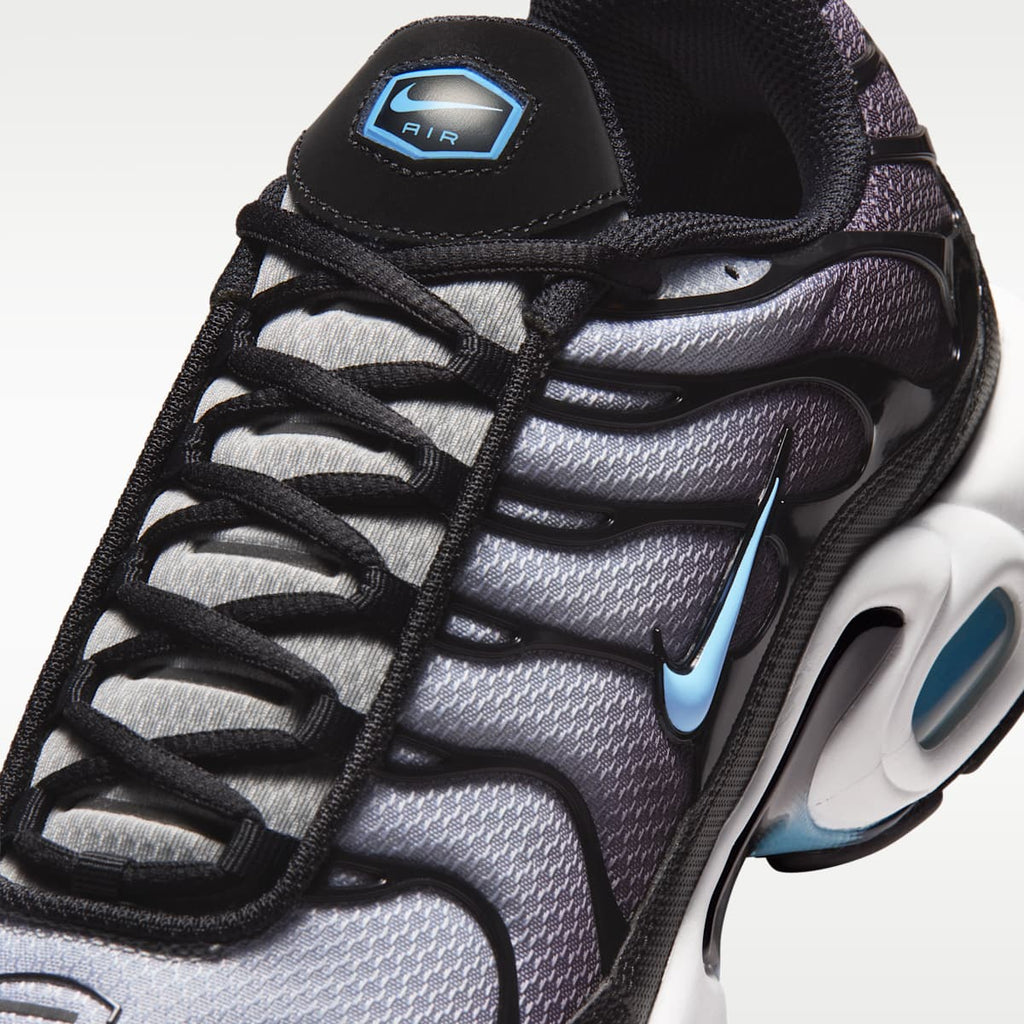 Nike Air Max Plus Men's Shoes - Black/Light Smoke Grey/White/Football Blue - Image 7
