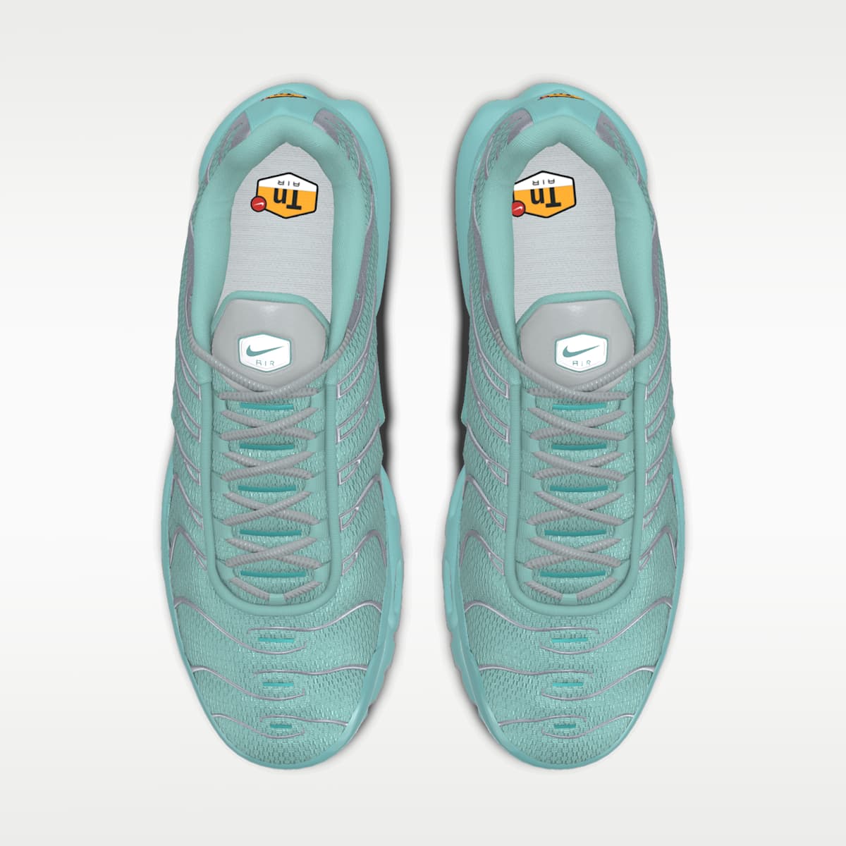 Nike Air Max Plus By You Custom Shoes - Multi-Color/Multi-Color/Multi-Color - Image 4