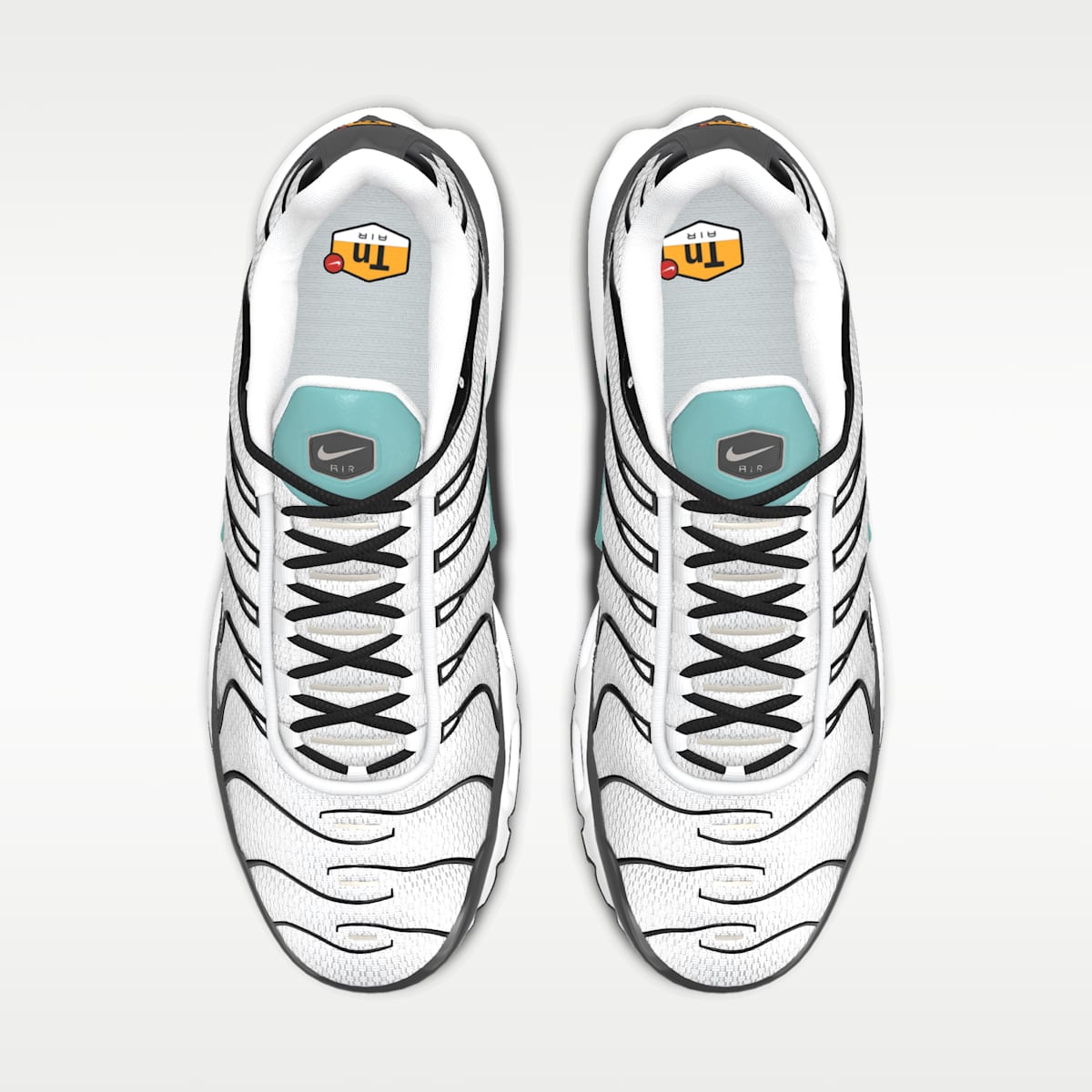 Nike Air Max Plus By You Custom Shoes - Multi-Color/Multi-Color/Multi-Color - Image 4