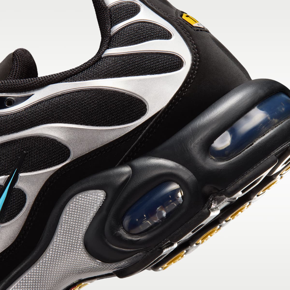 Nike Air Max Plus Premium "Scorpion" Men's Shoes - Black/Chrome/Gamma Blue - Image 8