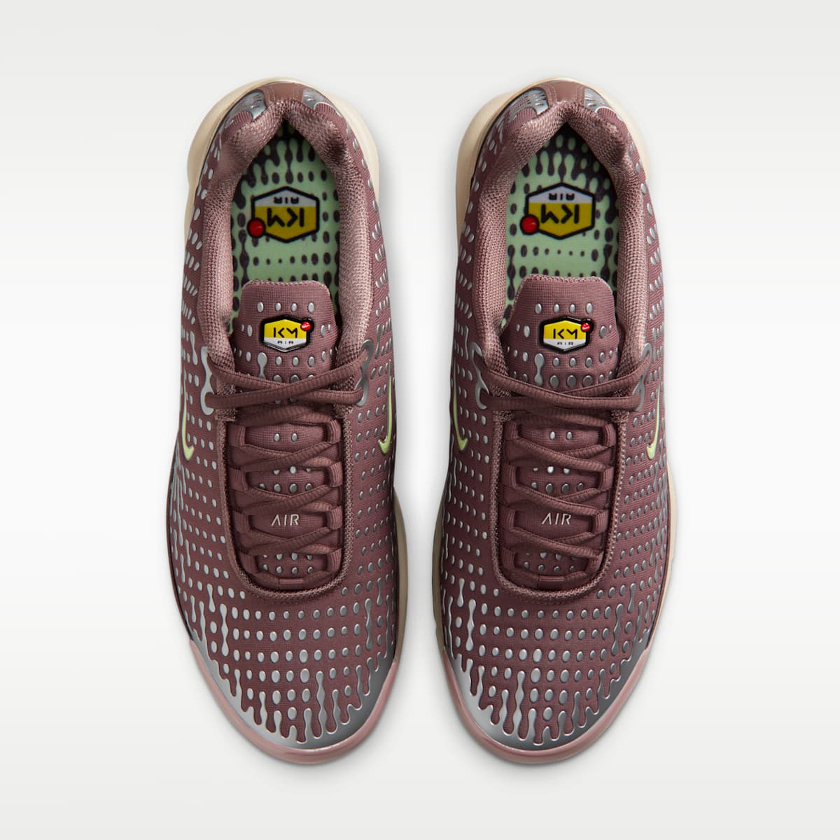 Nike Air Max Plus VII "Kylian Mbappé" Men's Shoes - Plum Eclipse/Metallic Gold Grain/Black/Barely Volt - Image 4