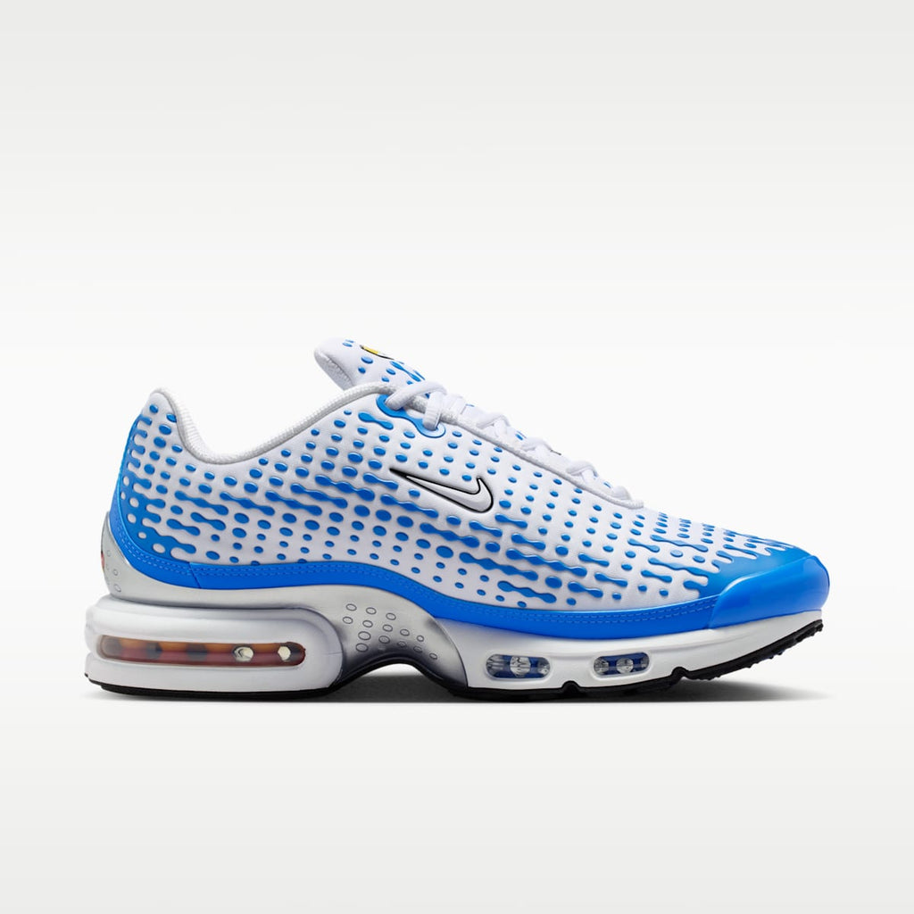 Nike Air Max Plus VII Men's Shoes - White/Blue Crystal/Metallic Silver/White - Image 3