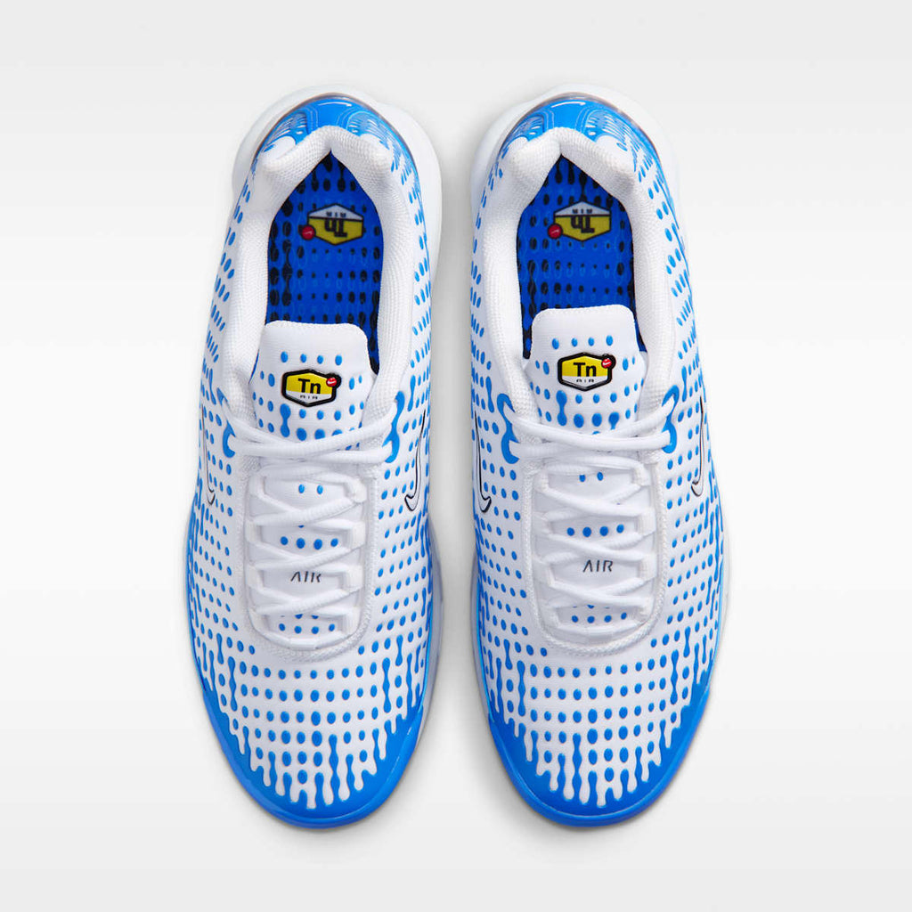 Nike Air Max Plus VII Men's Shoes - White/Blue Crystal/Metallic Silver/White - Image 4