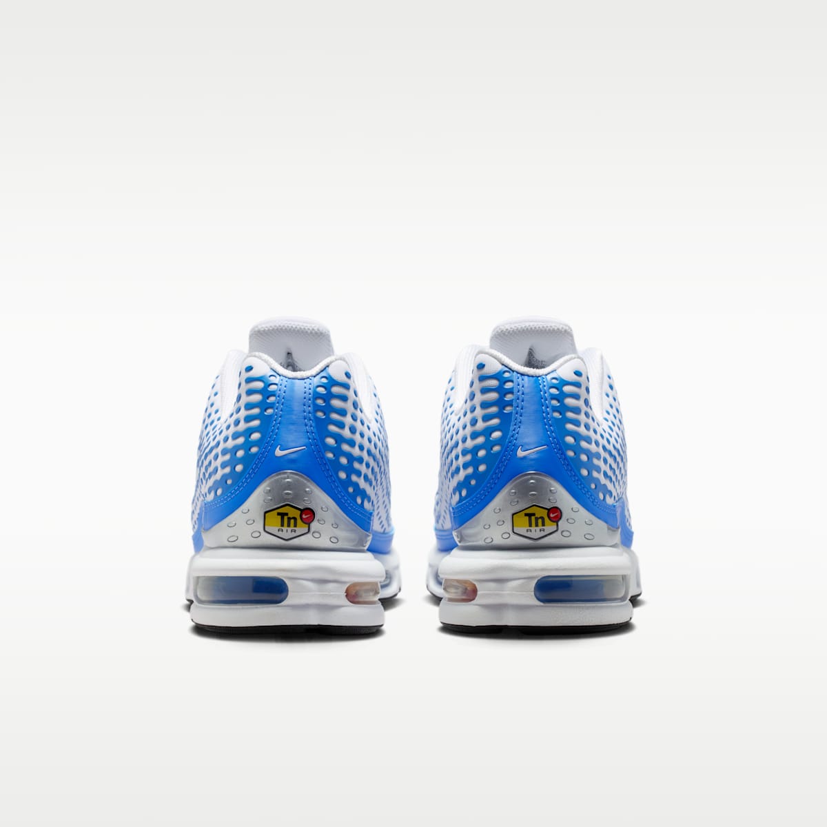 Nike Air Max Plus VII Men's Shoes - White/Blue Crystal/Metallic Silver/White - Image 6