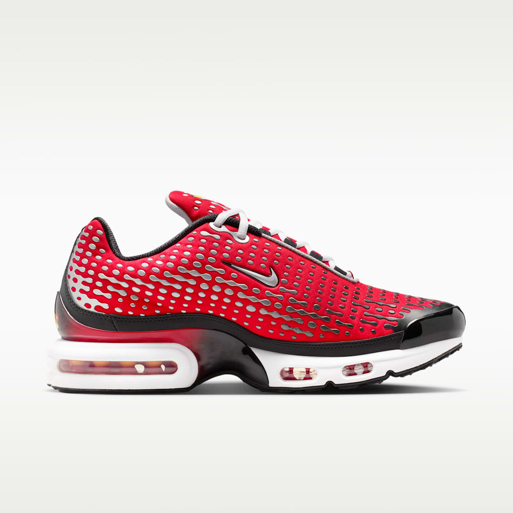 Nike Air Max Plus VII Men's Shoes - University Red/Black/White/Metallic Silver - Image 3