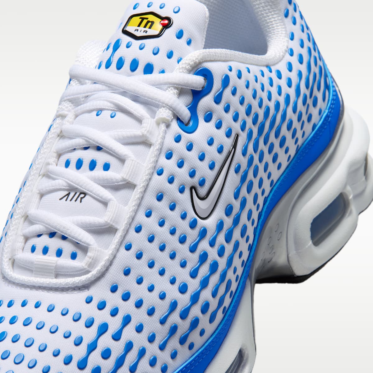 Nike Air Max Plus VII Men's Shoes - White/Blue Crystal/Metallic Silver/White - Image 7
