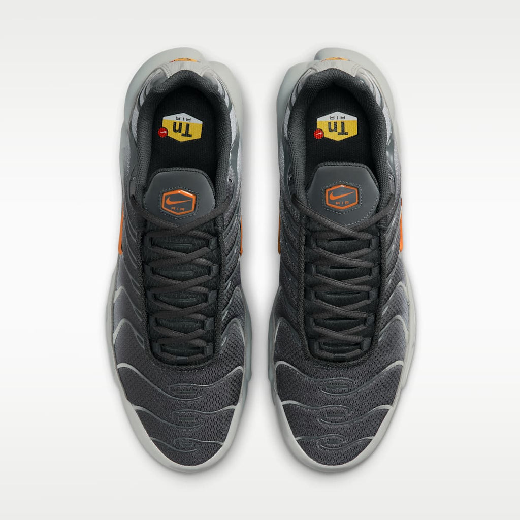 Nike Air Max Plus Men's Shoes - Light Smoke Grey/Dark Smoke Grey/Hot Curry - Image 4