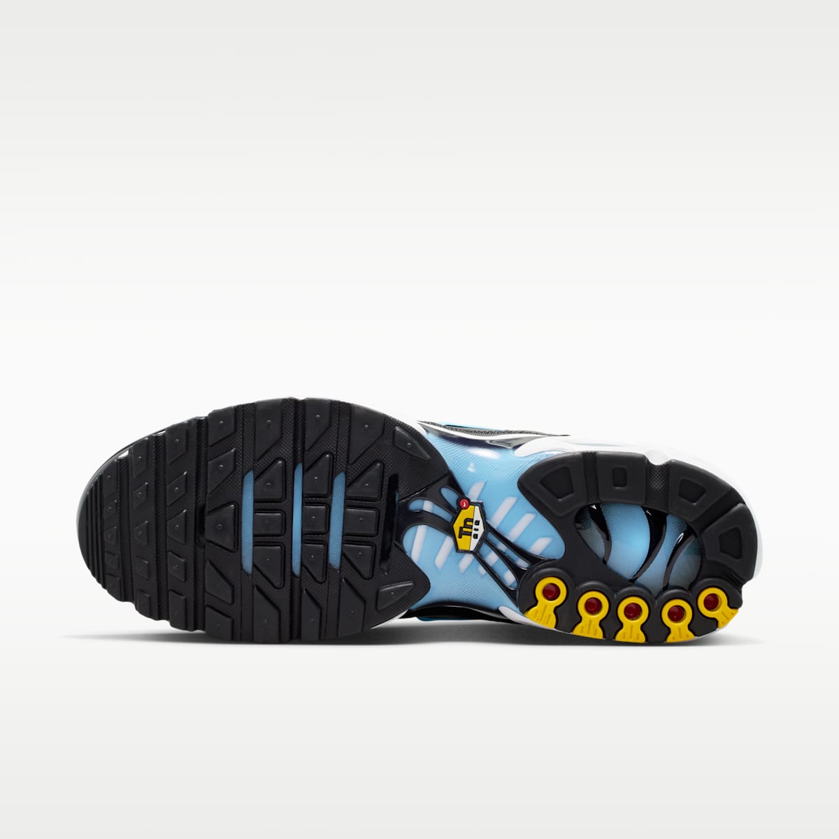 Nike Air Max Plus Men's Shoes - Black/Light Smoke Grey/White/Football Blue - Image 2
