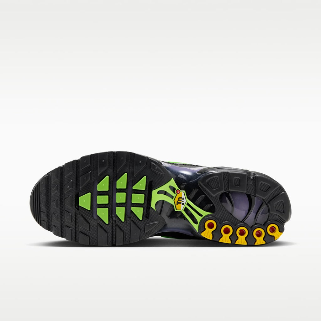 Nike Air Max Plus Men's Shoes - Black/Canyon Purple/Electric Green - Image 2