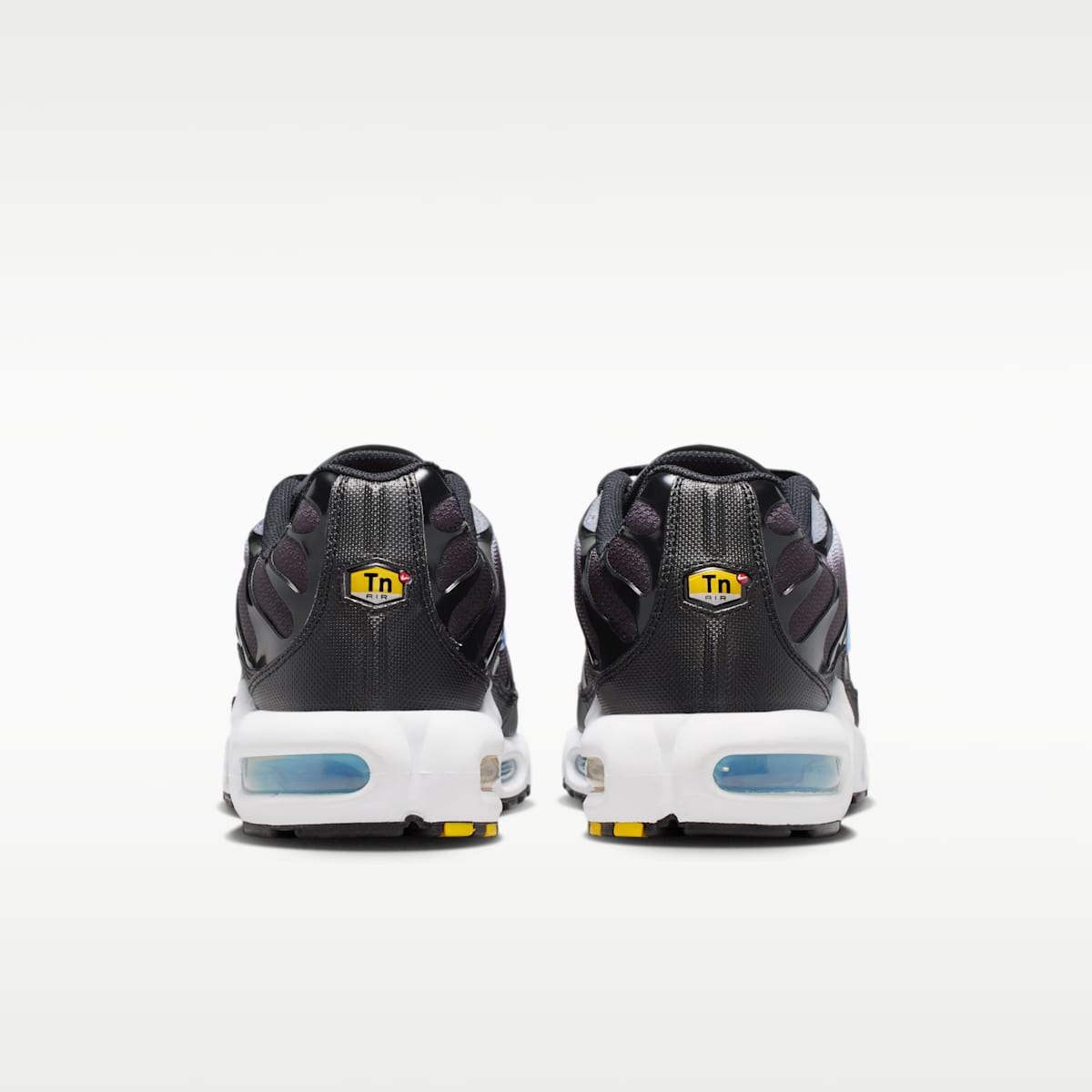 Nike Air Max Plus Men's Shoes - Black/Light Smoke Grey/White/Football Blue - Image 6