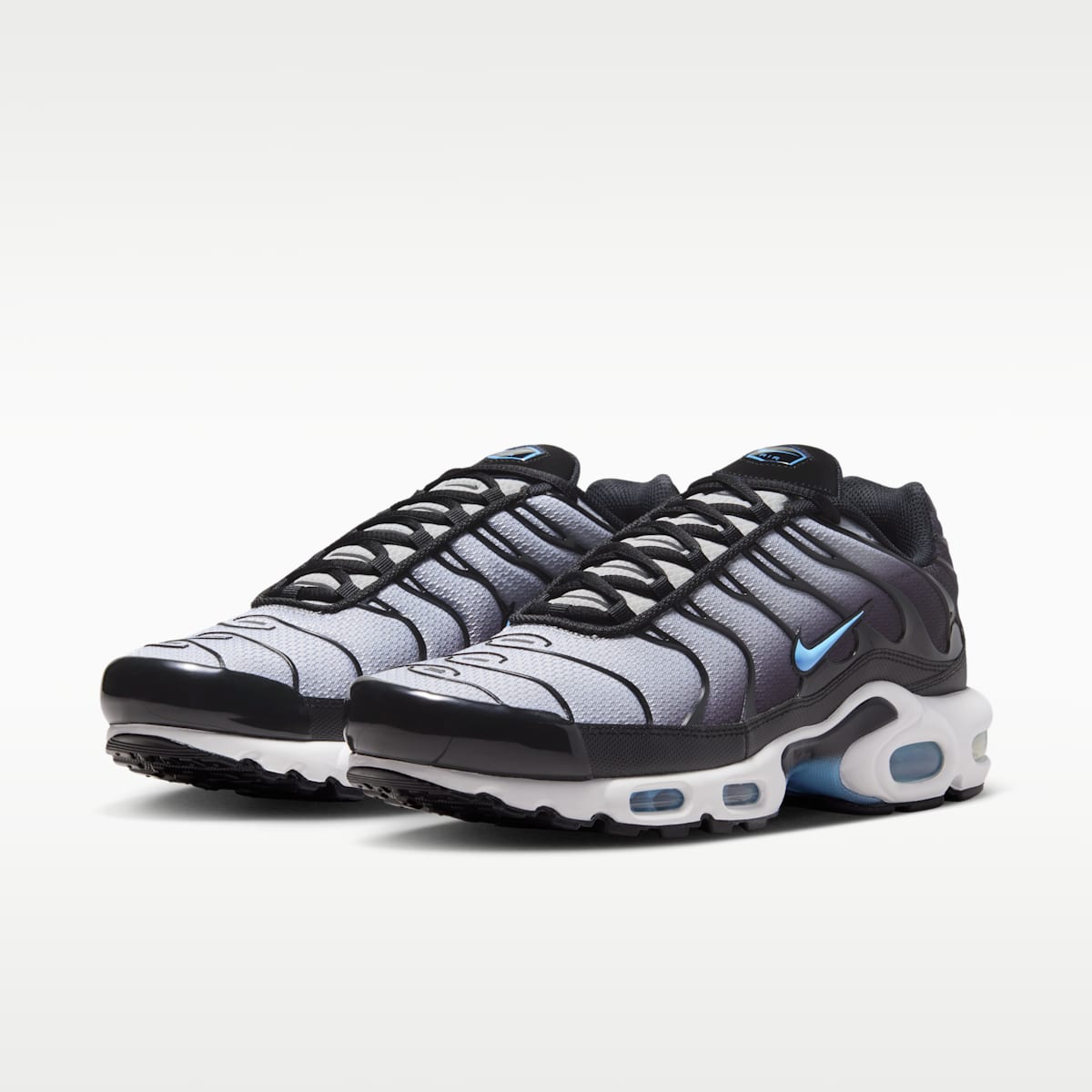 Nike Air Max Plus Men's Shoes - Black/Light Smoke Grey/White/Football Blue - Image 5