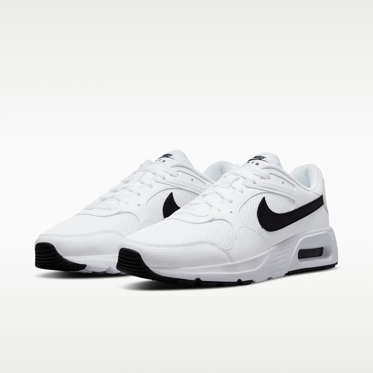 Nike Air Max SC Men's Shoes - White/White/Black - Image 5