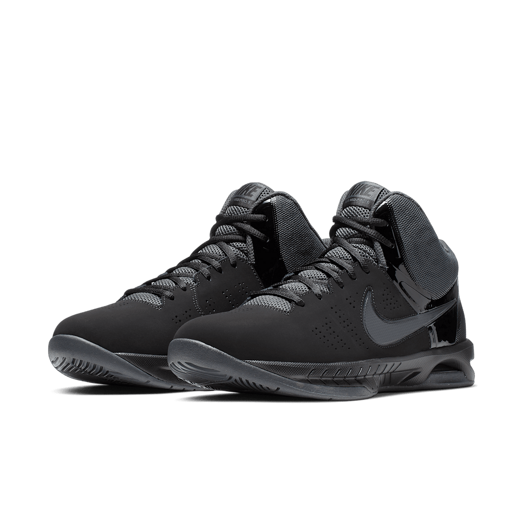 Nike Air Visi Pro VI Nubuck Men's Basketball Shoes - Black/Anthracite - Image 5