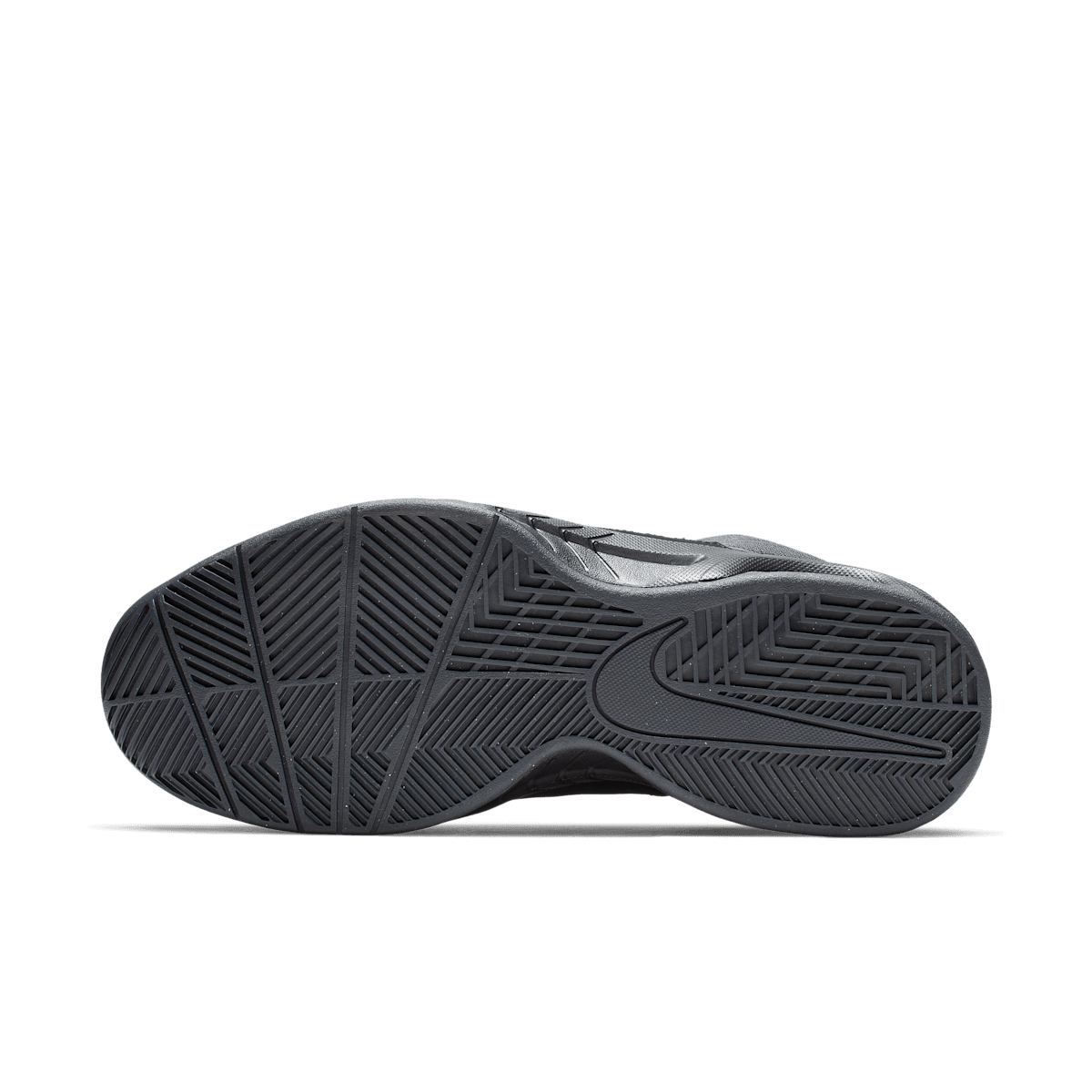 Nike Air Visi Pro VI Nubuck Men's Basketball Shoes - Black/Anthracite - Image 2