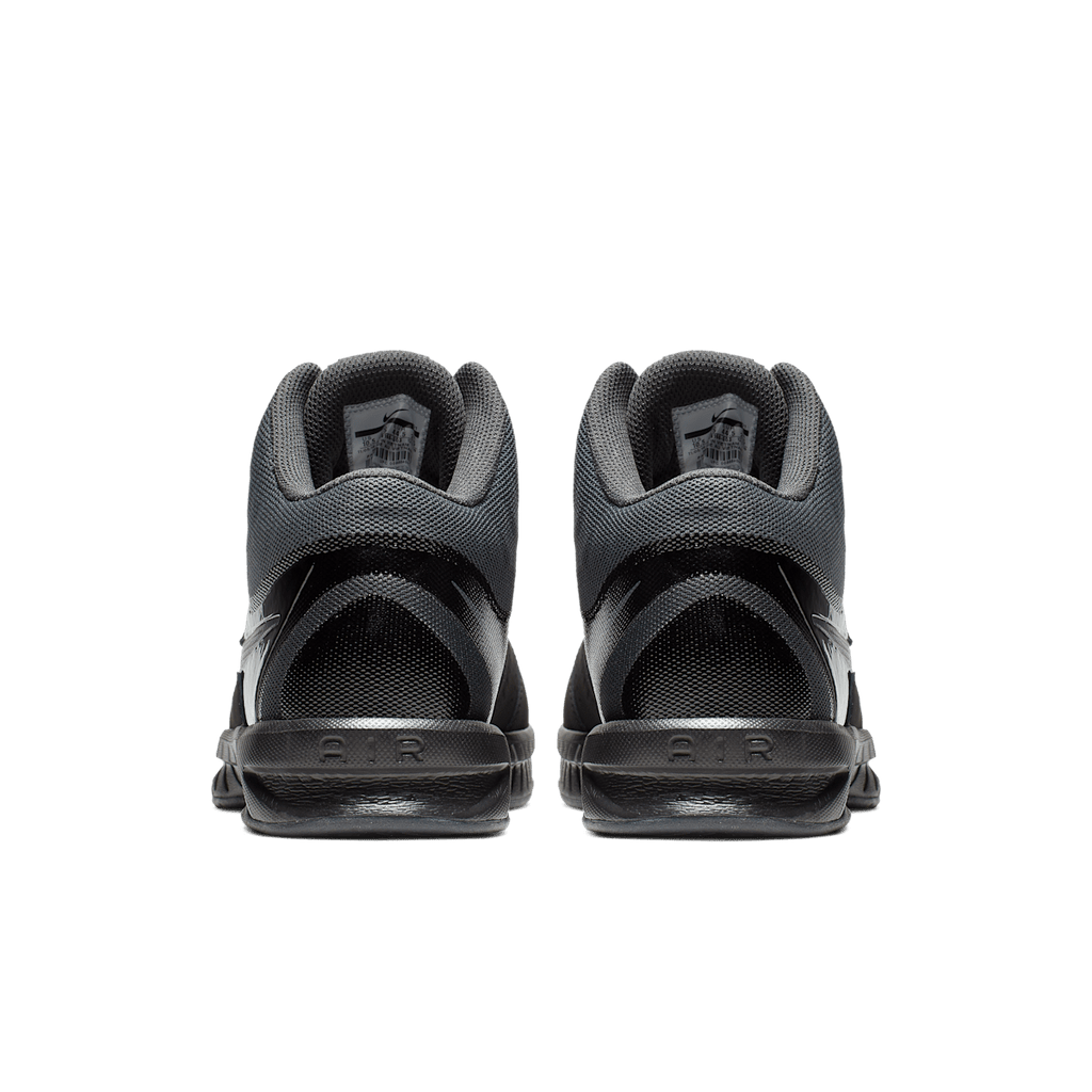 Nike Air Visi Pro VI Nubuck Men's Basketball Shoes - Black/Anthracite - Image 6