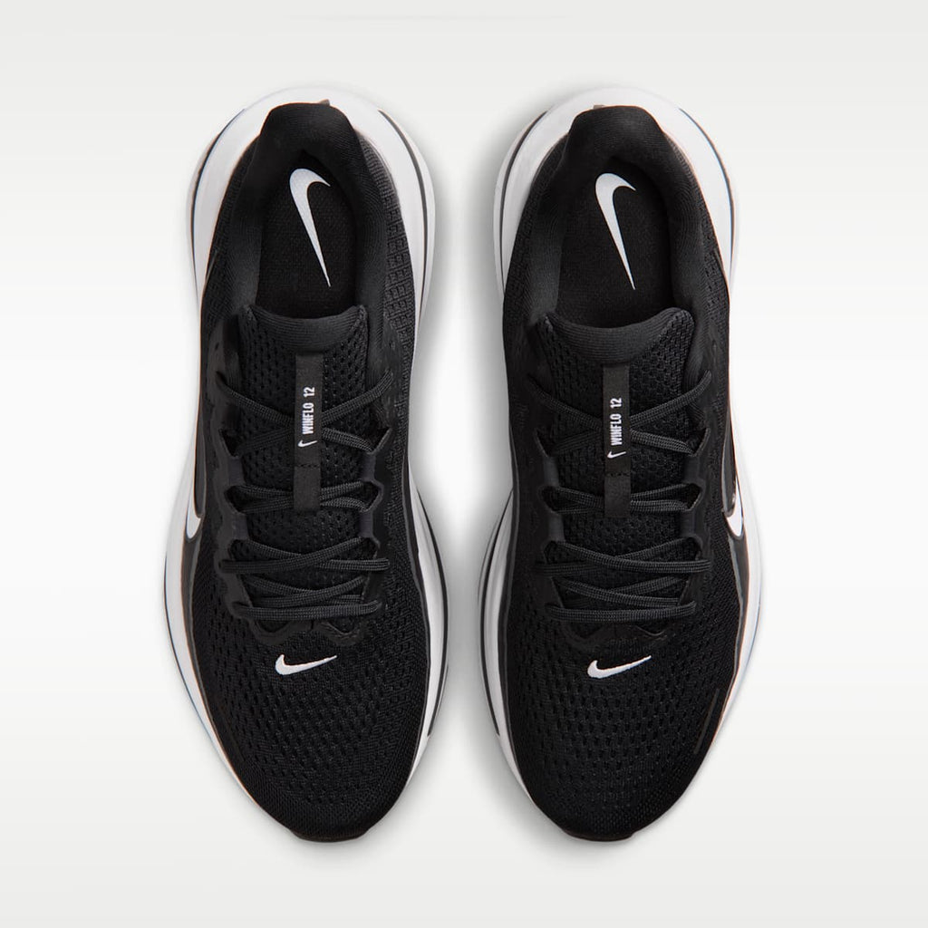 Nike Winflo 12 Men's Road Running Shoes - Black/Dark Smoke Grey/White - Image 4