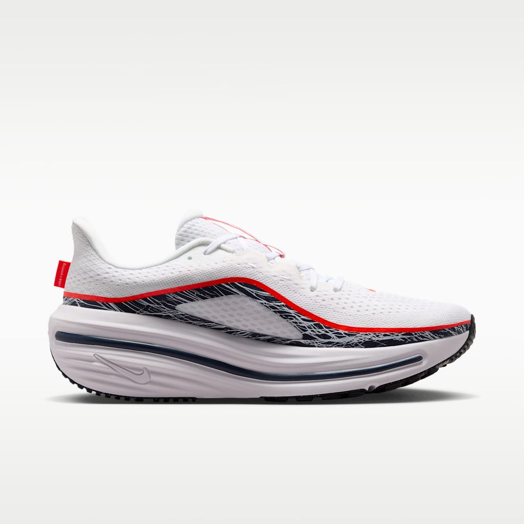 Nike Winflo 12 Men's Road Running Shoes - White/Dynamic Yellow/Bright Crimson/Obsidian - Image 3