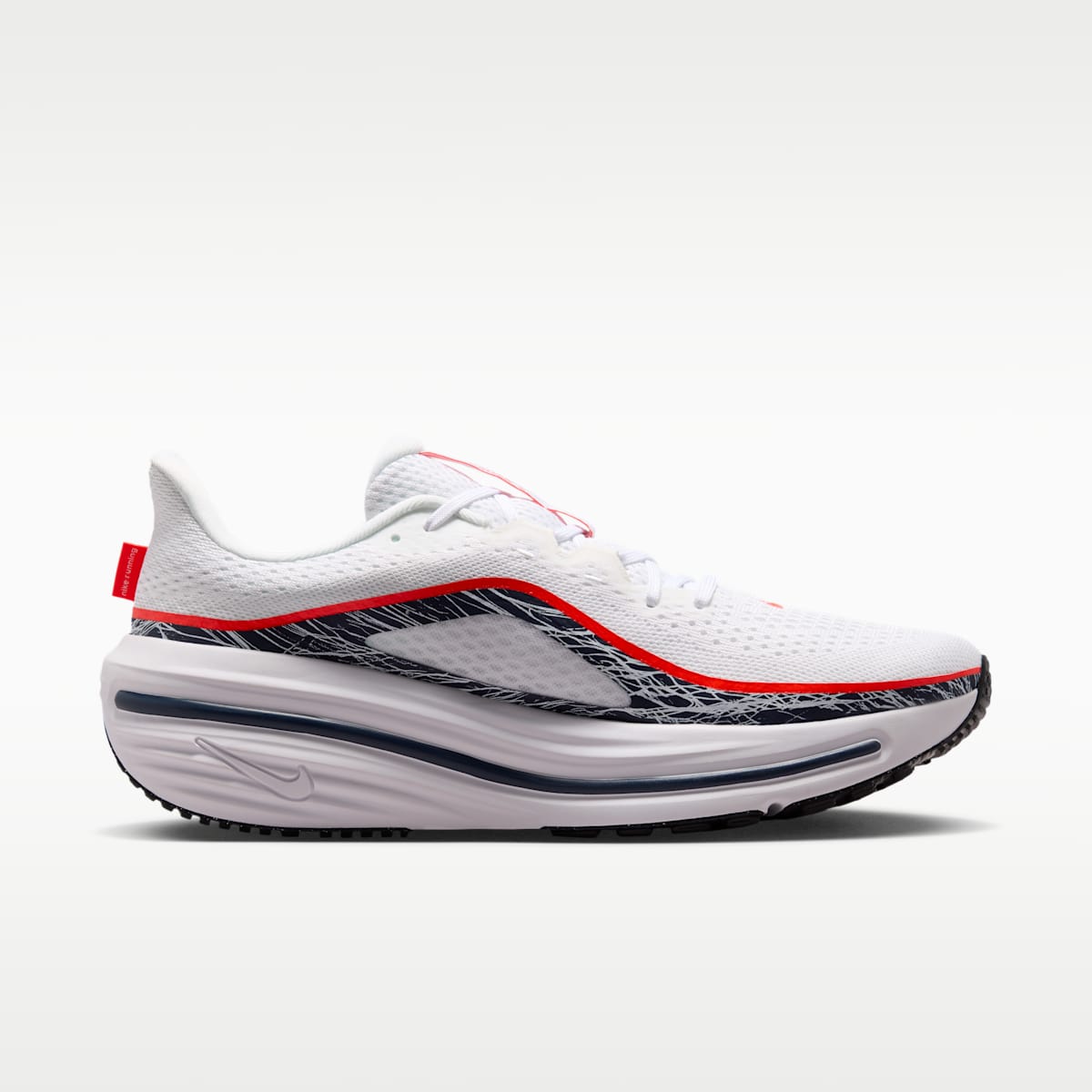 Nike Winflo 12 Men's Road Running Shoes - White/Dynamic Yellow/Bright Crimson/Obsidian - Image 3