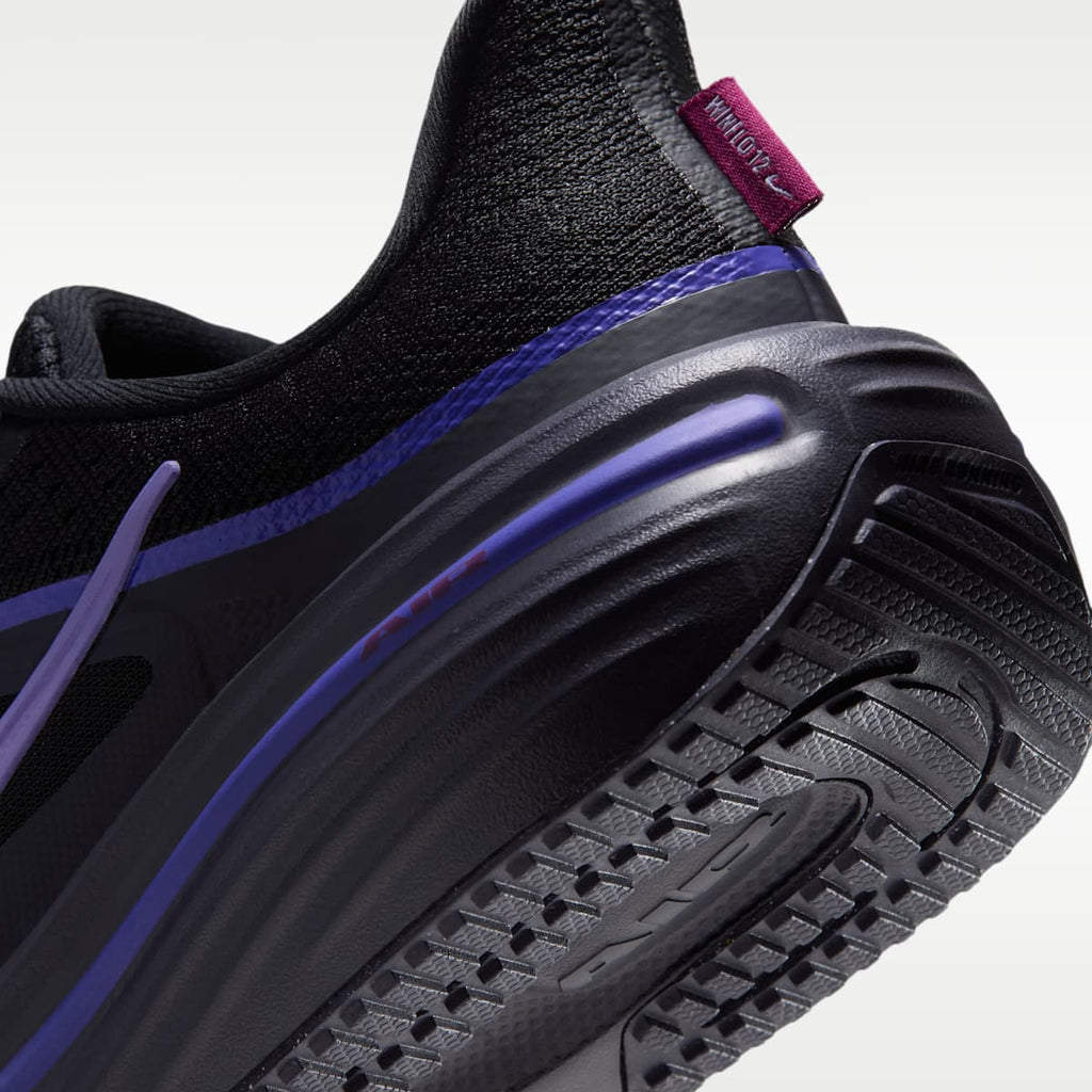 Nike Winflo 12 Big Kids' Road Running Shoes - Black/Gridiron/Persian Violet/Purple Pulse