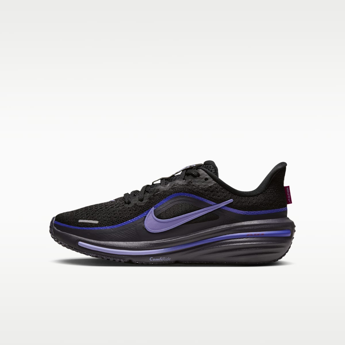 Nike Winflo 12 Big Kids' Road Running Shoes - Black/Gridiron/Persian Violet/Purple Pulse