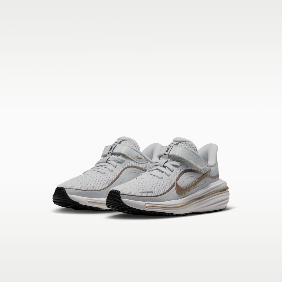 Nike Winflo 12 Little Kids' Road Running Shoes - Off White/Pure Platinum/Off Noir/Blur