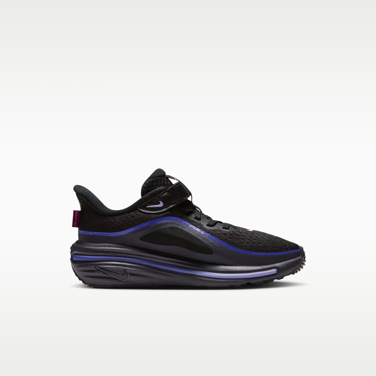 Nike Winflo 12 Little Kids' Road Running Shoes - Black/Gridiron/Persian Violet/Purple Pulse