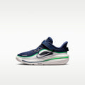Nike Winflo 12 Little Kids' Road Running Shoes - Midnight Navy/Green Spark/Summit White