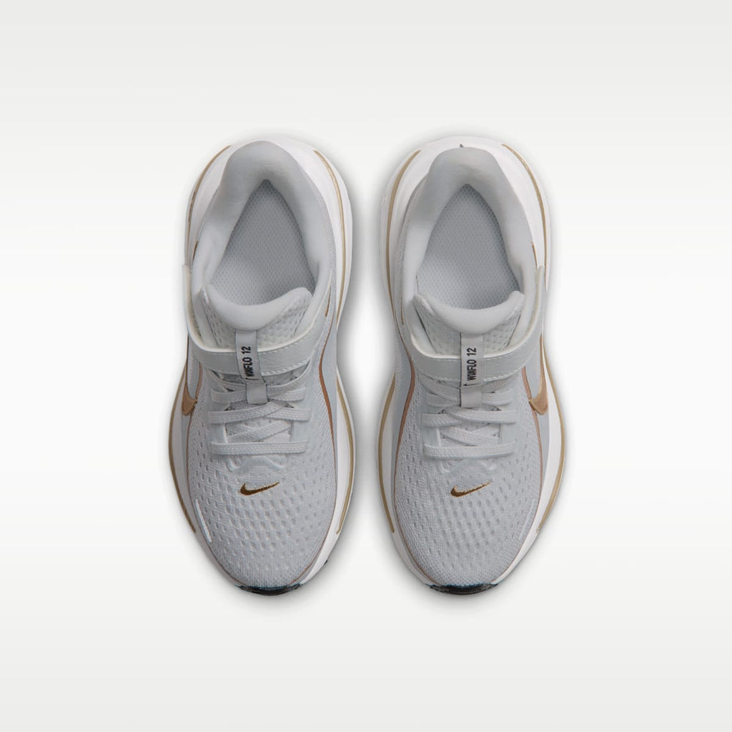 Nike Winflo 12 Little Kids' Road Running Shoes - Off White/Pure Platinum/Off Noir/Blur